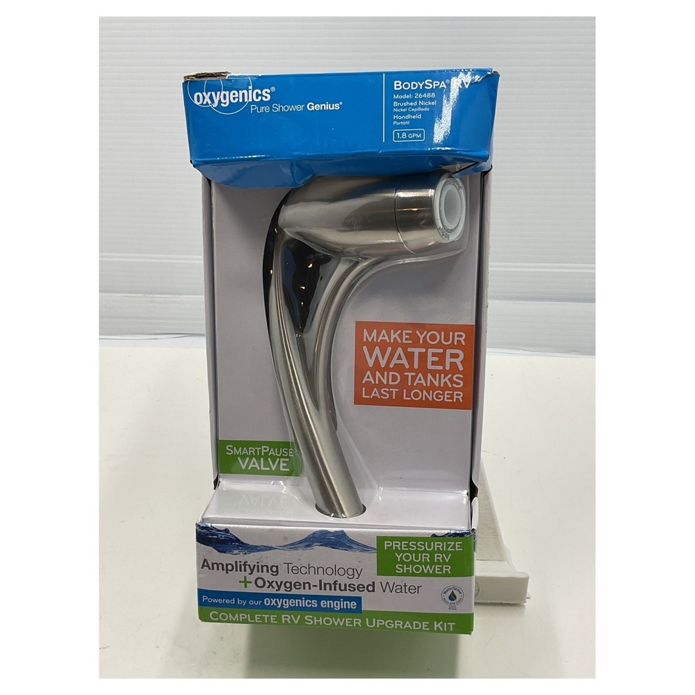 Oxygenics BodySpa RV Shower Head Kit 1.8 GPM Brushed Nickel
